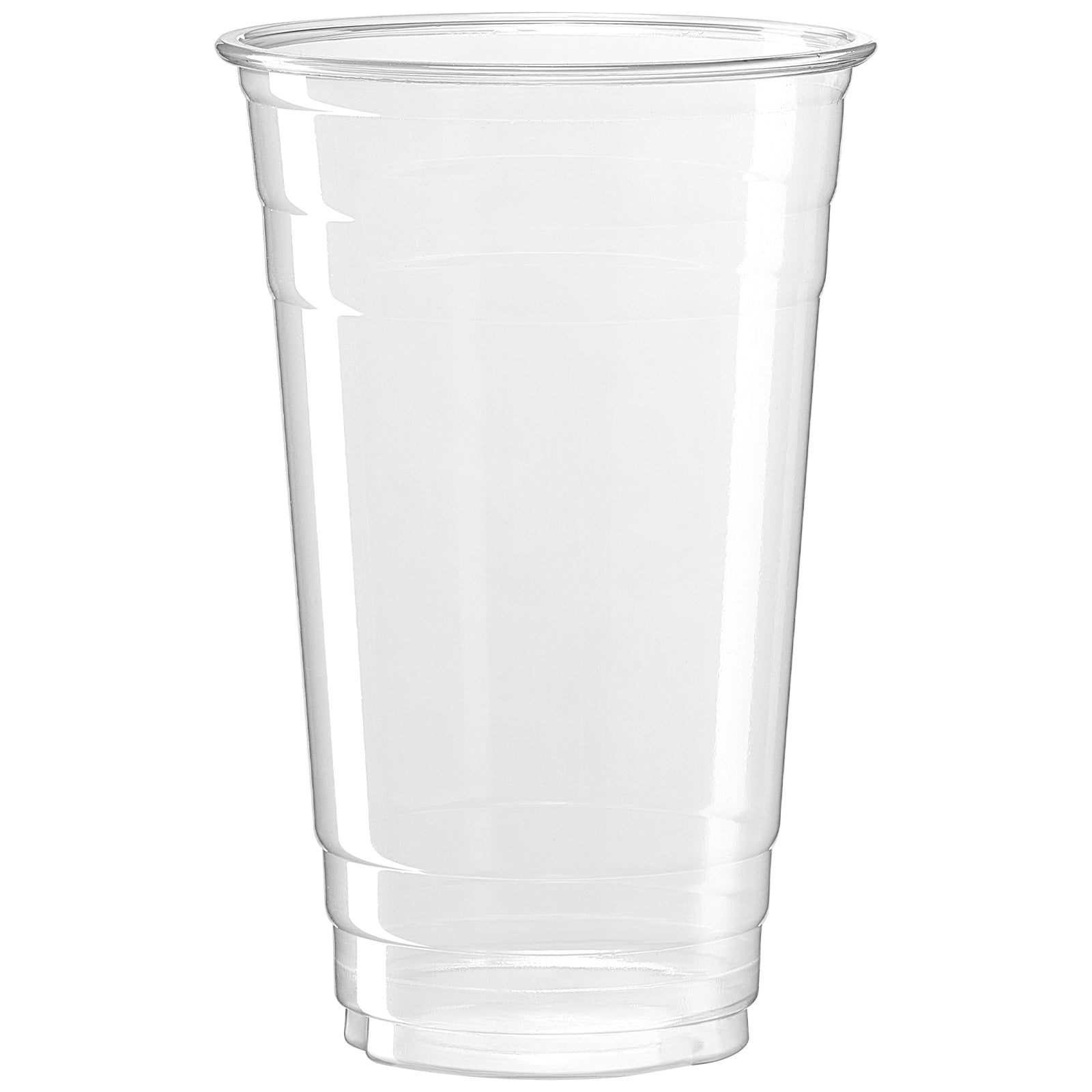 Plastic Cups - 24oz Pet Cold Cups (98mm) - 600 ct, No Lids